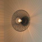 Stropné svietidlo Beroni, kovové, čierne