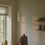 Závesné svietidlo Miella, rebrované sklo, satinované/biele