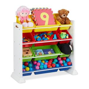 Detský regál s úložnými boxmi RD30544