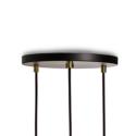 Závesné svietidlo Tala Triple Pendant round E27 opal black/walnut
