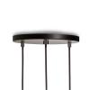 Závesné svietidlo Tala Triple Pendant round E27 clear black/graphite