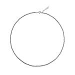 AGAIN Jewelry Korálkový náhrdelník z hematitu AJKNA005