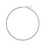 AGAIN Jewelry Korálkový náhrdelník z granátu AJKNA007