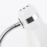 Stolná lampa Allison, biela, výška 33,5 cm, kov