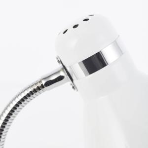 Stolná lampa Allison, biela, výška 33,5 cm, kov