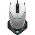 Dell Alienware 610M Bezdrôtová/Drôtová/Herná/Optická myš Lunar Light