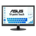 ASUS Monitor VT168HR, 15,6" TN WXGA, 1366 x 768, 16:9, 60 Hz, 400:1, 220 cd, 5 ms, HDMI VGA