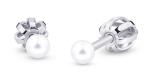 Cutie Jewellery Perlové náušnice z bieleho zlata Z3003/4/5 0,3 cm