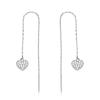 S`Agapõ Módne oceľové náušnice Srdiečka Aurora SAR52
