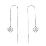 S`Agapõ Módne oceľové náušnice Srdiečka Aurora SAR52