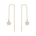 S`Agapõ Hravé pozlátené náušnice Hviezdičky Aurora SAR55