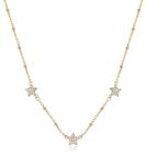 S`Agapõ Slušivý pozlátený náhrdelník s hviezdičkami Aurora SAR41