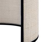 Nástenné svietidlo Euluna z juty, biela/čierna, polkruhové, výška 24 cm