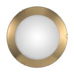 Nástenné svietidlo KOLARZ Moon Leaf, zlaté, Ø 40 cm