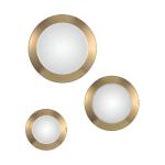 Nástenné svietidlo KOLARZ Moon Leaf, zlaté, Ø 50 cm