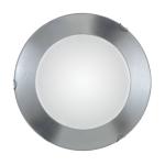 Nástenné svietidlo KOLARZ Moon Leaf, strieborné, Ø 40 cm