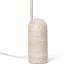 ferm LIVING Arum stolová lampa, béžová, mramor, oceľ, 50 cm