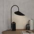 ferm LIVING Stolná lampa Arum, čierna, mramor, oceľ, 50 cm
