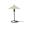 ferm LIVING Stolná lampa Filo, béžová, hranatá, železo, 43 cm