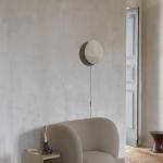 ferm LIVING Arum Sconce nástenné svietidlo, béžová farba, 29 cm, zástrčka