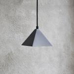 ferm LIVING Kare závesná lampa, čierna, nerezová oceľ, 12,5 cm