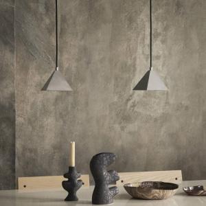 ferm LIVING Kare závesná lampa, oceľovo sivá, nerezová oceľ, 12,5 cm