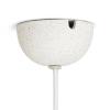 ferm LIVING Závesné svietidlo Speckle, Ø 11,6 cm, keramika, biela