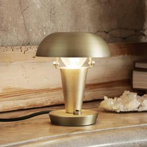 ferm LIVING Stolná lampa Tiny, mosadz, 14 cm, železo