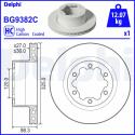 DELPHI Brzdový kotúč BG9382C