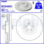 DELPHI Brzdový kotúč BG9496C