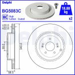 DELPHI Brzdový kotúč BG5083C