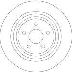 TRW Brzdový kotúč DF6976