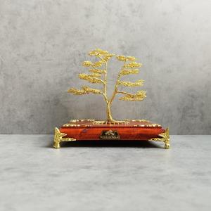 Drôtený bonsaj Luxury Collection S- 15x15cm, zlatá