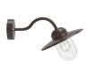 Nordlux Nordlux - Vonkajšia nástenná lampa LUXEMBOURG 1xE27/60W/230V IP54 hnedá/patina