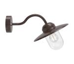 Nordlux Nordlux - Vonkajšia nástenná lampa LUXEMBOURG 1xE27/60W/230V IP54 hnedá/patina