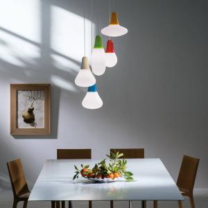 Martinelli Luce závesné svetlo Ciulifruli, zelená, polyetylén