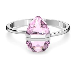 Swarovski Krásny pevný náramok s ružovými kryštálmi Lucent 561511 5,3 x 4,3 cm