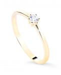 Cutie Jewellery Nežný prsteň zo žltého zlata Z8011-10-X-1 56 mm