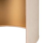 Envostar nástenné svietidlo Idun, svetlo béžová 24 cm prírodný materiál