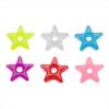 Prívesok na piercing - farebná akrylová hviezdička W18.35/40 - Farba: Svetlomodrá