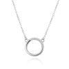 Agato Štýlový strieborný náhrdelník Krúžok AGS1549/47