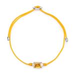 Brosway Šnúrkový náramok s kubickým zirkónom Fancy Energy Yellow FEY96