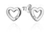 Agato Nežné strieborné náušnice Srdiečka AGUP3461