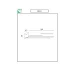 Nástenné svietidlo LED Banny, antracitová farba, šírka 31 cm, Up- &