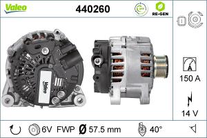 VALEO Alternátor 440260