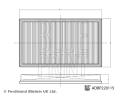 BLUE PRINT Vzduchový filter ADBP220115