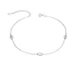 Agato Strieborný retiazkový náramok s ozdobami AGB742/21