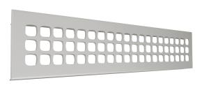 SRL - BETA vetracia mriežka so šírkou 60 mm dĺžka 250 mm Strieborná matná