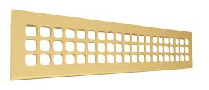 SRL - BETA vetracia mriežka so šírkou 80 mm dĺžka 1000 mm Zlatá matná