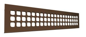 SRL - BETA vetracia mriežka so šírkou 80 mm dĺžka 500 mm Bronz matný